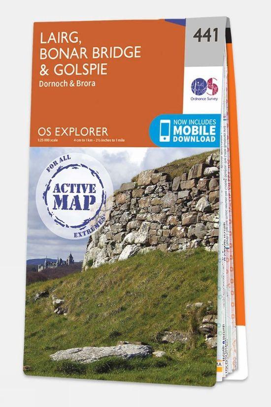 Active Explorer Map 441 Lairg Bonar Bridge and Golspie