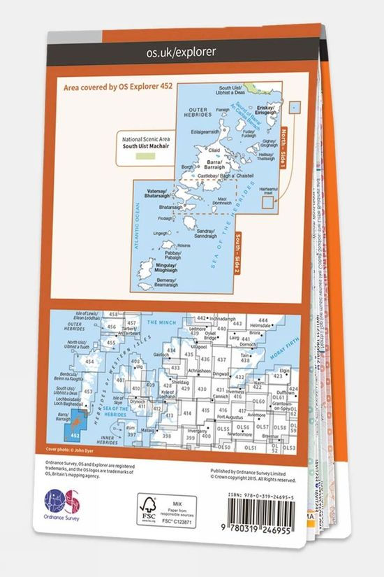 Active Explorer Map 452 Barra And Vatersay