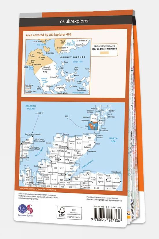 Active Explorer Map 462 Orkney - Hoy South Walls And Flotta