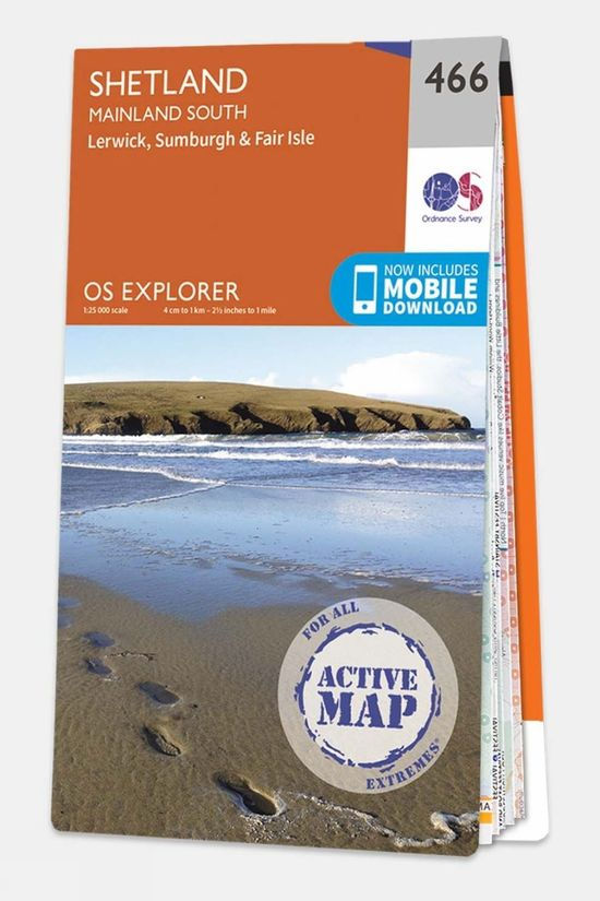 Active Explorer Map 466 Shetland - Mainland South