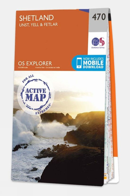 Active Explorer Map 470 Shetland - Unst Yell and Fetlar