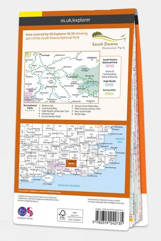 Active Explorer Map OL34 Crawley And Horsham