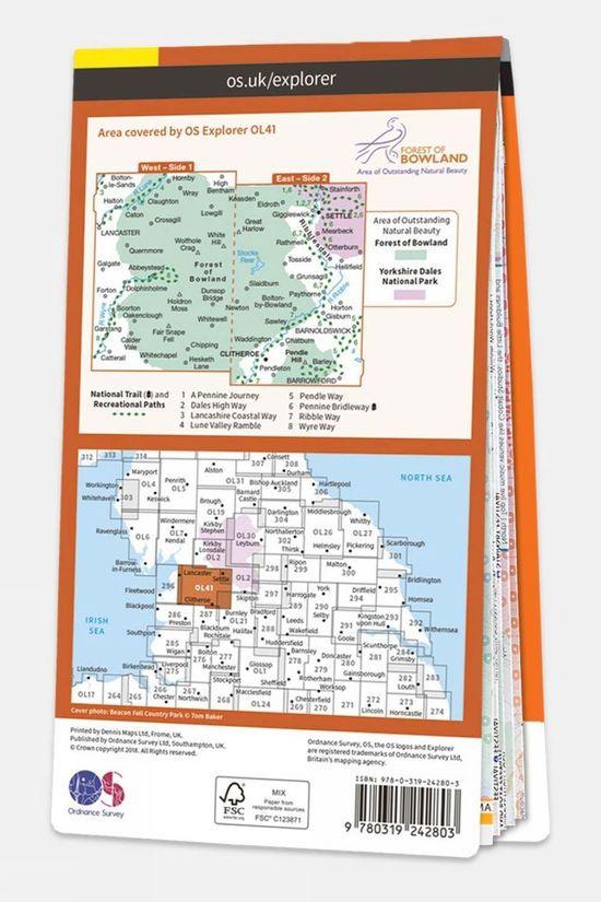 Active Explorer Map OL41 Forest Of Bowland And Ribblesdale