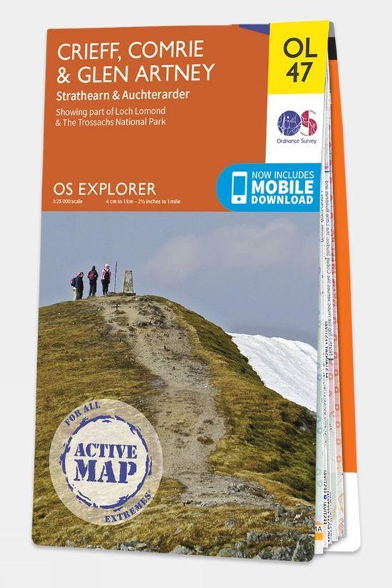 Active Explorer Map OL47 Crieff Comrie and Glen Artney