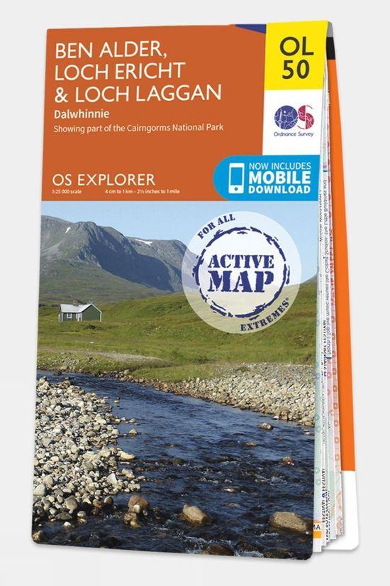 Active Explorer Map OL50 Ben Alder Loch Ericht and Loch Laggan