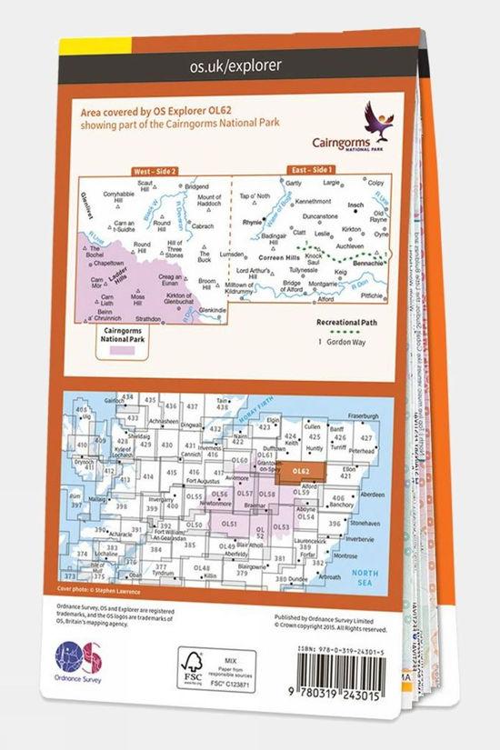 Active Explorer Map OL62 Coreen Hills And Glenlivet