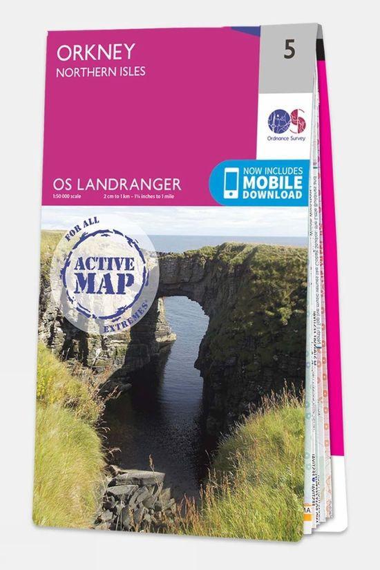 Active Landranger Map 05 Orkney - Northern Isles