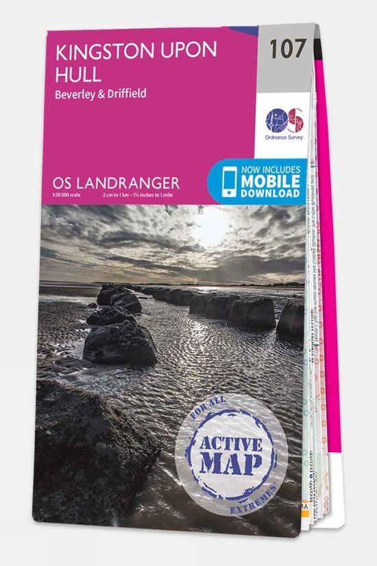 Active Landranger Map 107 Kingston upon Hull