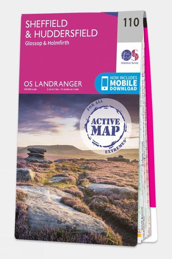Active Landranger Map 110 Sheffield and Huddersfield