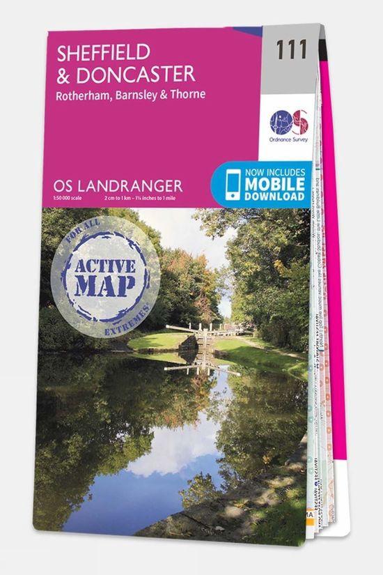 Active Landranger Map 111 Sheffield and Doncaster