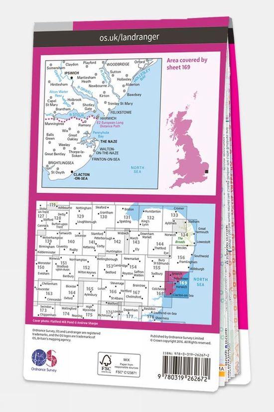 Active Landranger Map 169 Ipswich And The Naze