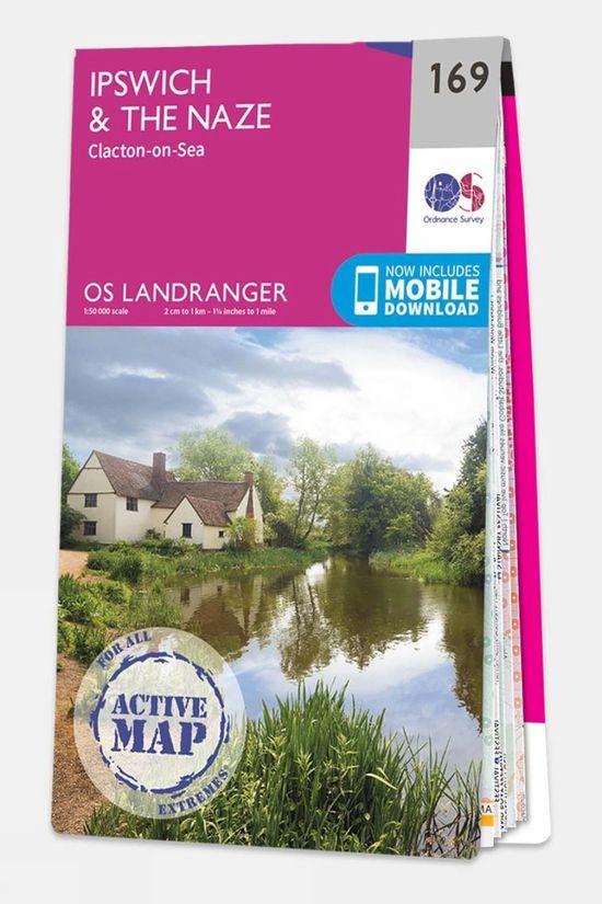 Active Landranger Map 169 Ipswich and The Naze