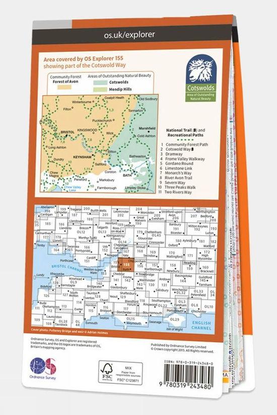 Active Explorer Map 155 Bristol And Bath