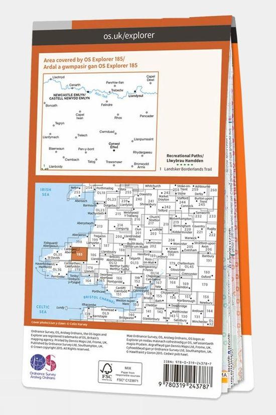 Active Explorer Map 185 Newcastle Emlyn