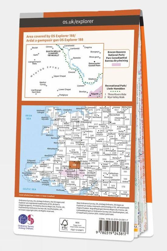 Active Explorer Map 188 Builth Wells