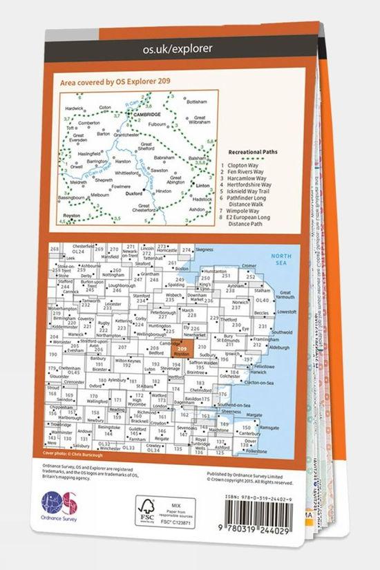 Active Explorer Map 209 Cambridge