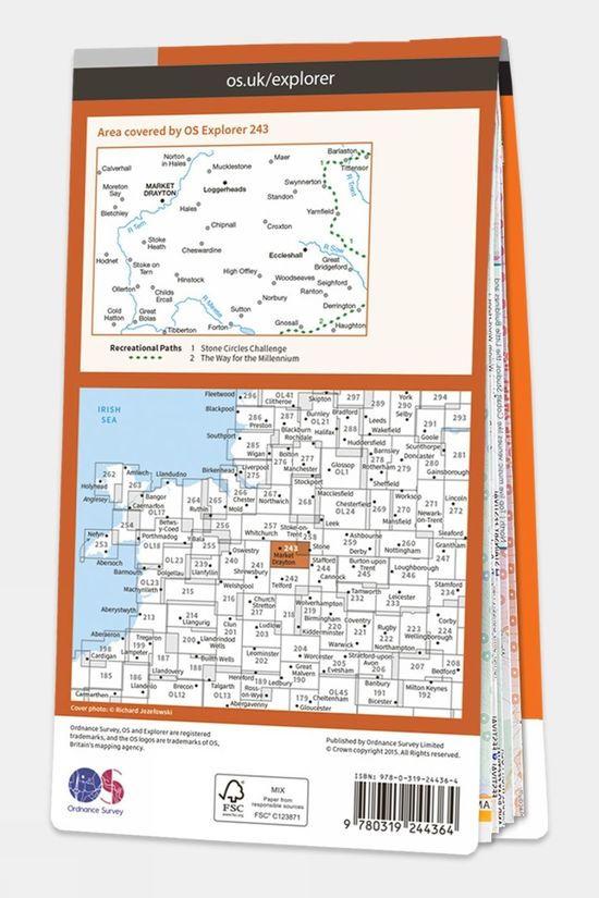 Active Explorer Map 243 Market Drayton