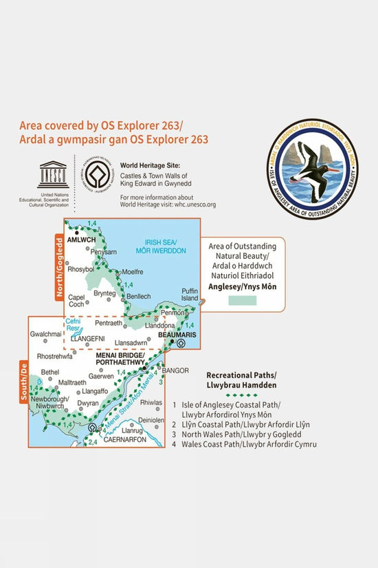 Active Explorer Map 263 Anglesey East