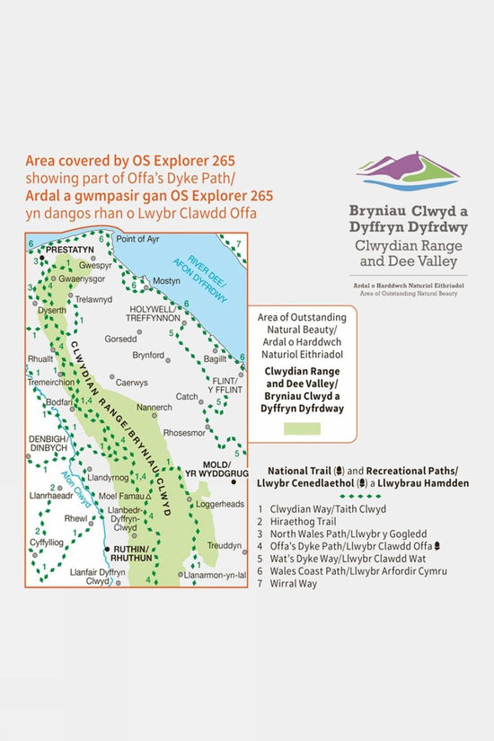 Active Explorer Map 265 Clwydian Range