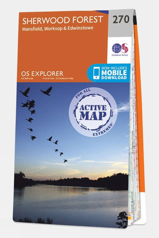 Active Explorer Map 270 Sherwood Forest