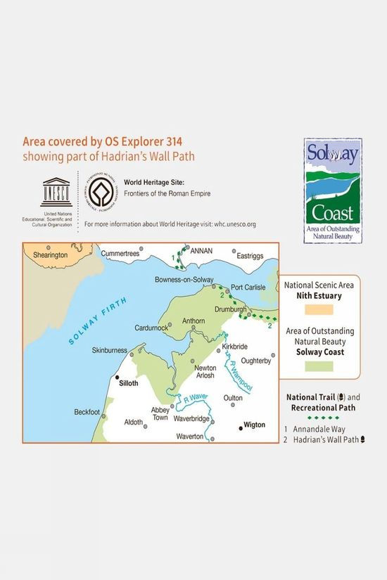 Active Explorer Map 314 Solway Firth