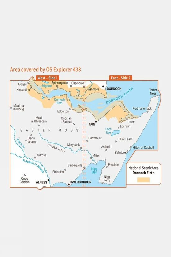 Active Explorer Map 438 Dornoch And Tain