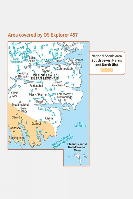 Active Explorer Map 457 South East Lewis