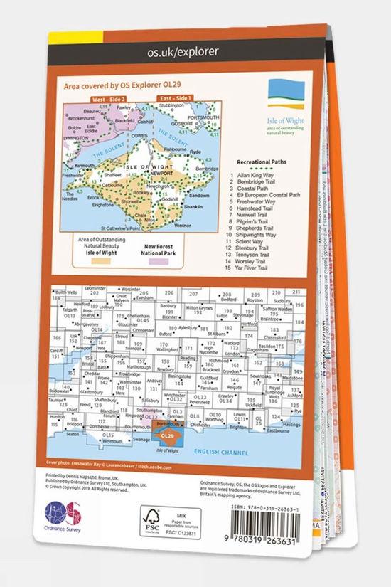 Active Explorer Map OL29 Isle Of Wight