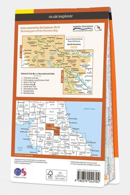 Active Explorer Map OL31 North Pennines