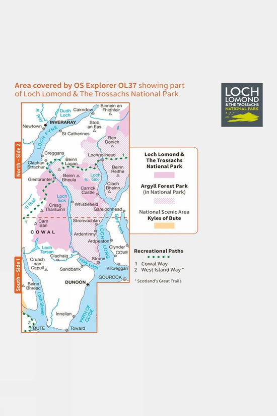 Active Explorer Map OL37 Cowal East