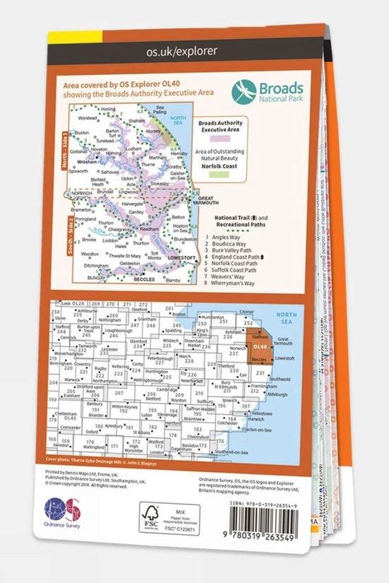 Active Explorer Map OL40 The Broads