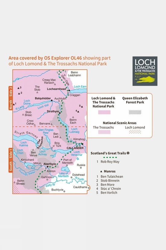 Active Explorer Map OL46 The Trossachs