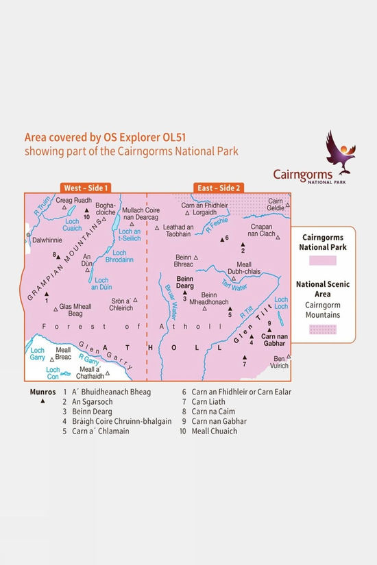 Active Explorer Map OL51 Atholl