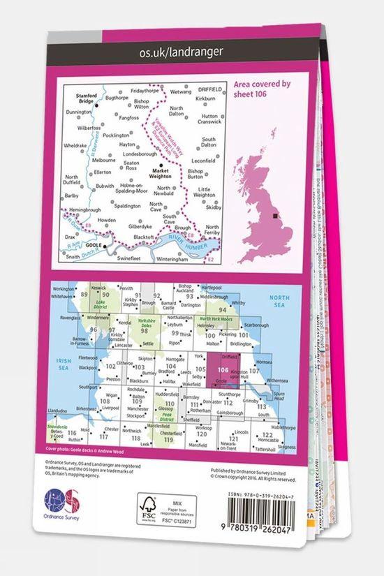 Active Landranger Map 106 Market Weighton