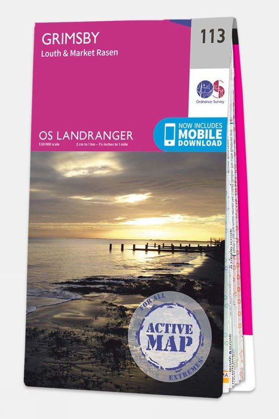 Active Landranger Map 113 Grimsby