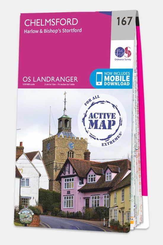 Active Landranger Map 167 Chelmsford