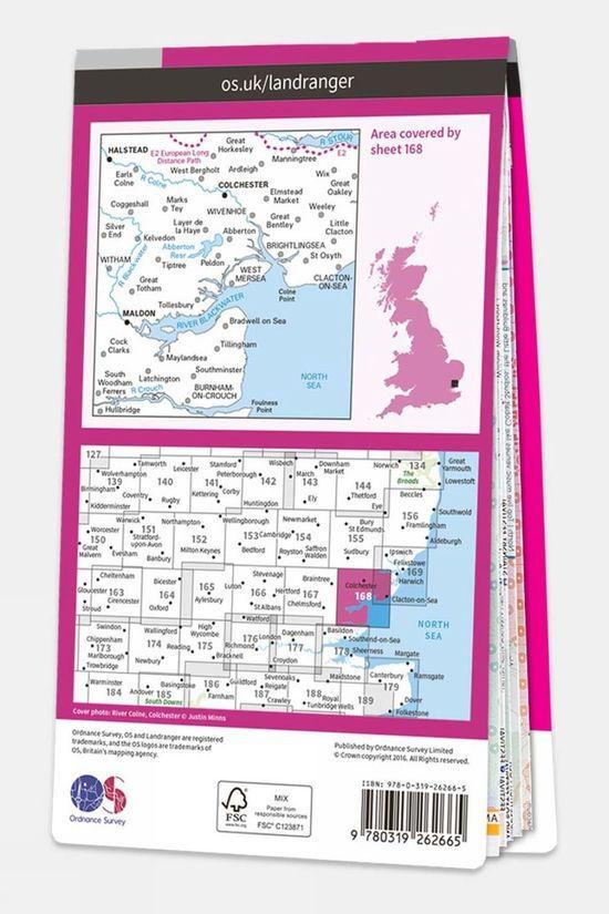 Active Landranger Map 168 Colchester