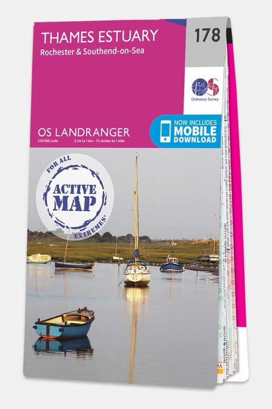 Active Landranger Map 178 Thames Estuary