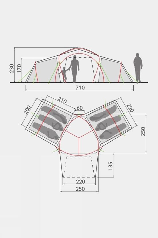 Badawi Long 6P Tent
