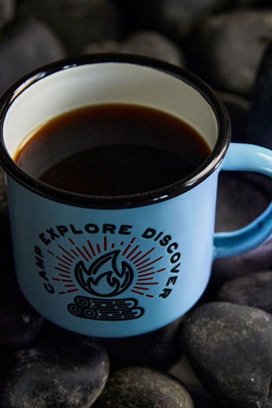 Camp Explore Discover Enamel Mug