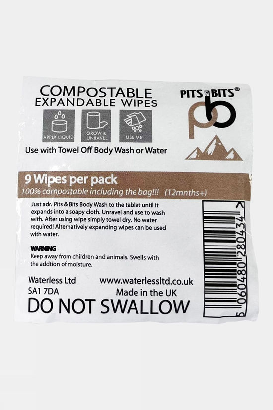 Expandable Wipes - 9pk