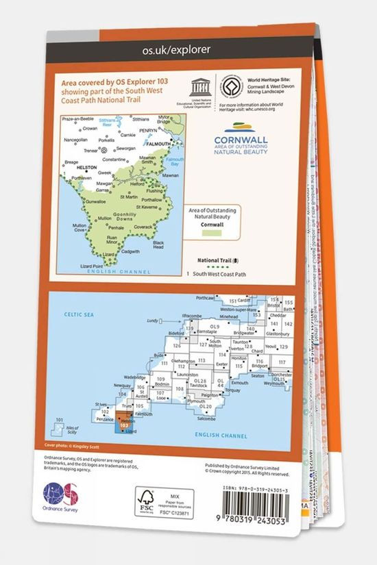 Explorer Map 103 The Lizard