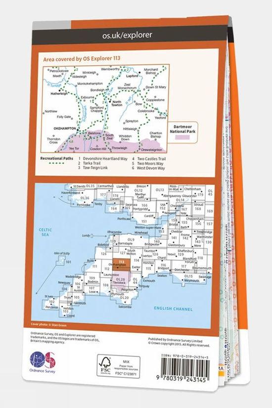 Explorer Map 113 Okehampton
