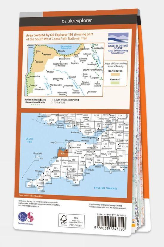 Explorer Map 126 Clovelly And Hartland