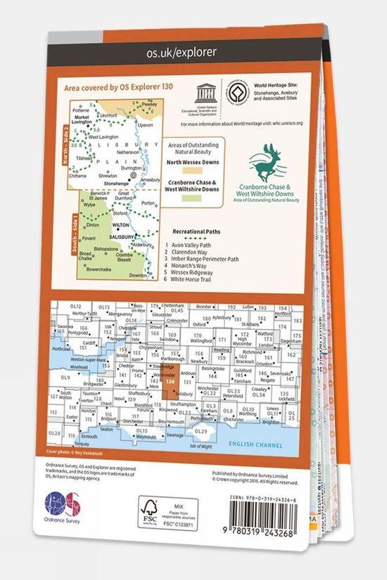 Explorer Map 130 Salisbury And Stonehenge