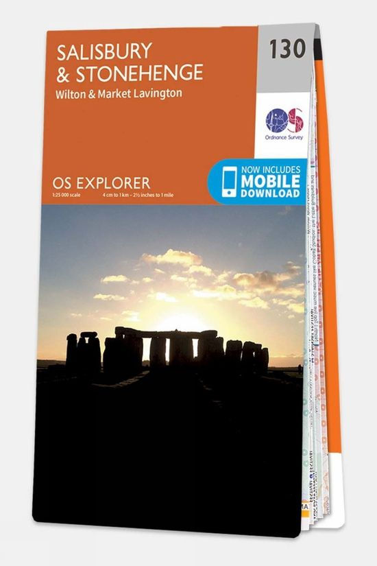 Explorer Map 130 Salisbury and Stonehenge