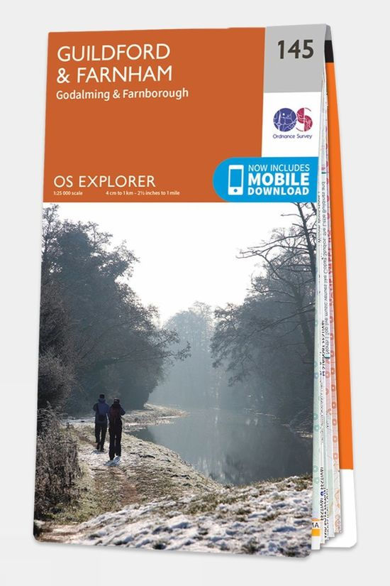 Explorer Map 145 Guildford and Farnham