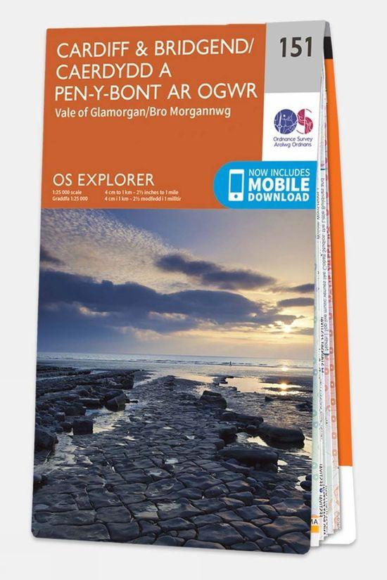 Explorer Map 151 Cardiff and Bridgend