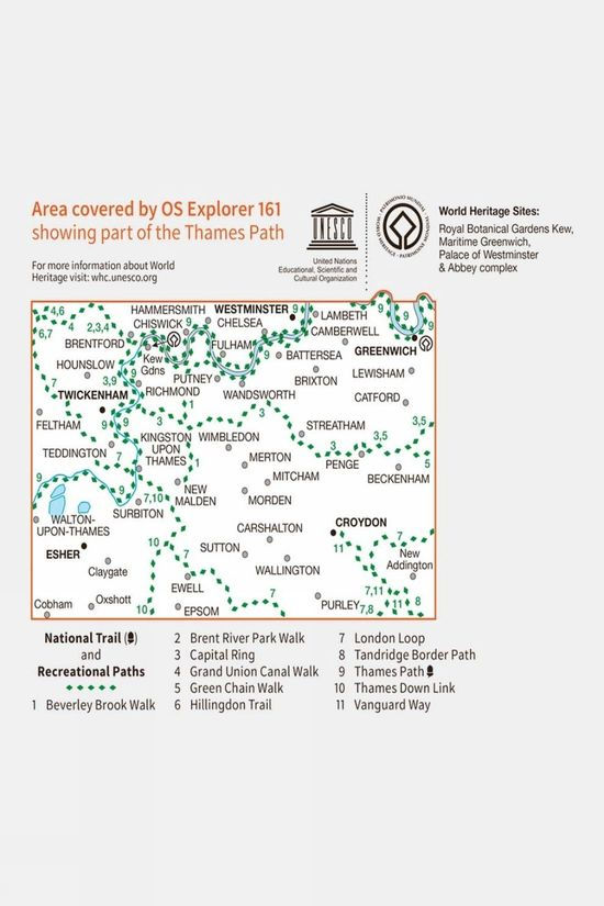 Explorer Map 161 London South