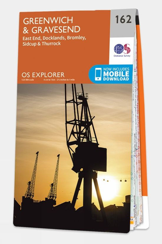 Explorer Map 162 Greenwich and Gravesend